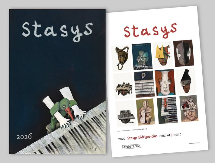 Sieninis 2026 metų kalendorius STASYS