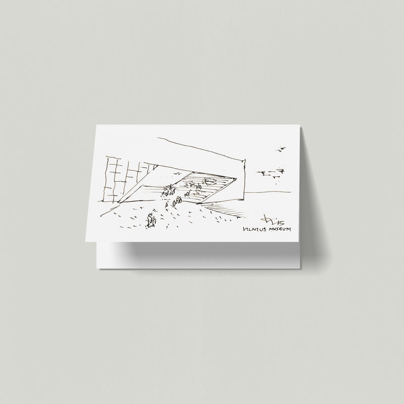 Daniel Libeskind. MO eskizas, atvirukas (2015)