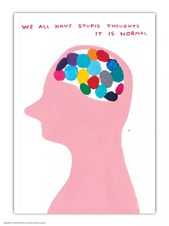 A5 formato užrašų sąsiuvinis STUPID THOUGHTS