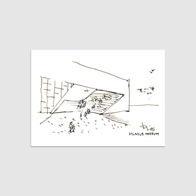 Daniel Libeskind. MO eskizas, reprodukcija (2015)