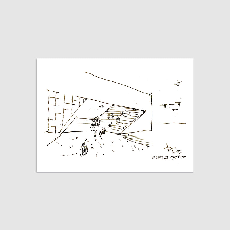 Daniel Libeskind. MO eskizas, reprodukcija (2015)