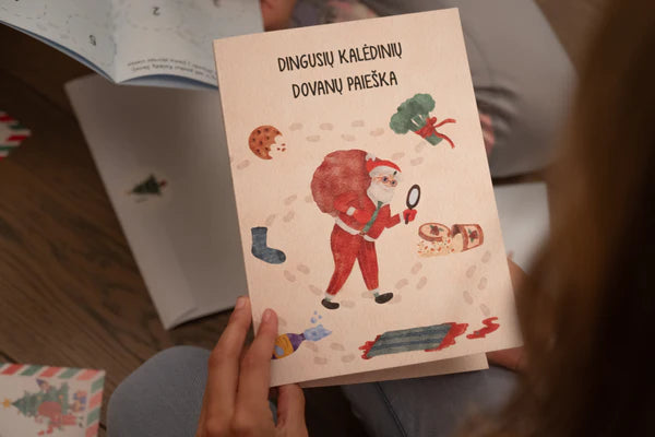 Kalėdinis žaidimas DINGUSIŲ DOVANŲ PAIEŠKA