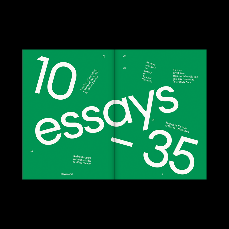 Žurnalas PLAYGROUND. Issue 3 (anglų k.)