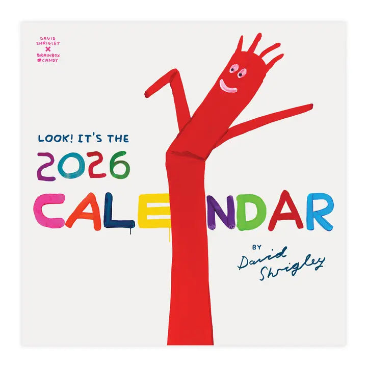 David Shrigley kalendorius 2026 metams