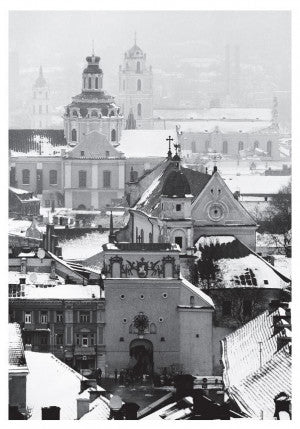 Kęstučio Stoškaus atvirukai su Vilniaus vaizdais